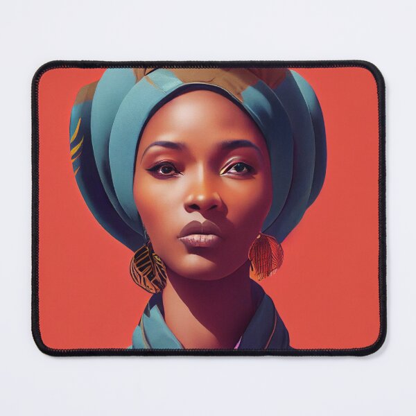 Item preview, BEAUTIFUL AFRICAN WOMAN WEARING HEADSCARF designed and sold by davidjulie.