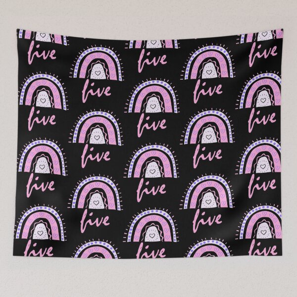 Item preview, Five Year Old Fifth Birthday Cute Fun Doodle Boho Rainbow designed and sold by LadySaltwater.