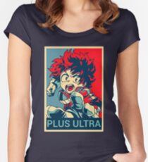 Boku kein Held Academia Midoriya Tailliertes Rundhals-Shirt