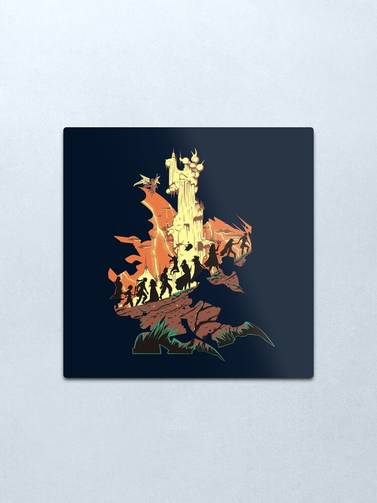 Alternate view of UNFINISHED RUIN Metal Print