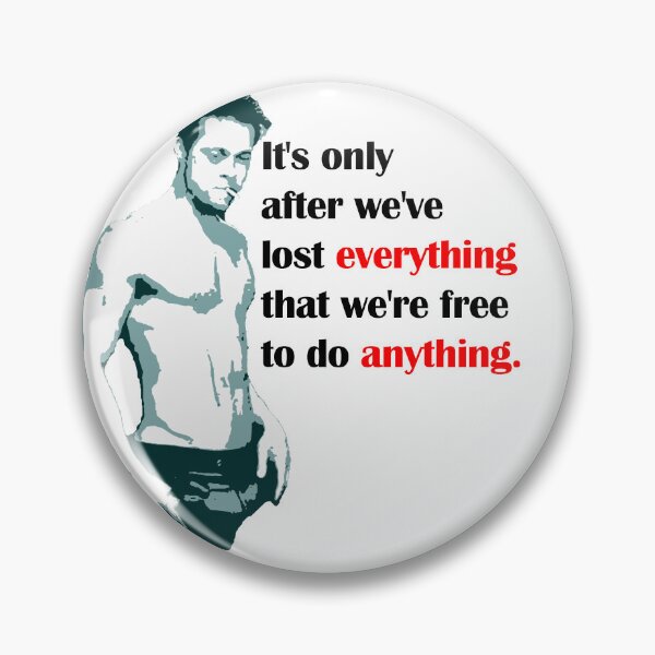 Item preview, Tyler Durden Quote from Movie Fight Club designed and sold by abhiak1409.