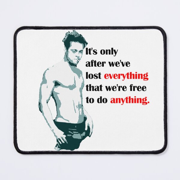 Item preview, Tyler Durden Quote from Movie Fight Club designed and sold by abhiak1409.
