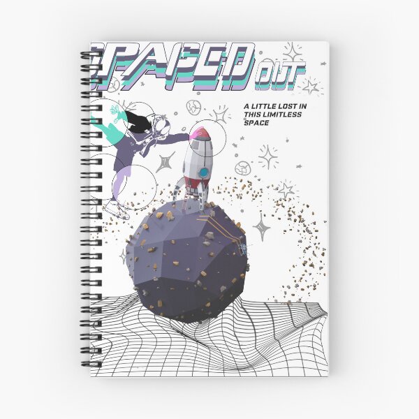 Item preview, Spaced out final Black print on white designed and sold by TheImperfecto.