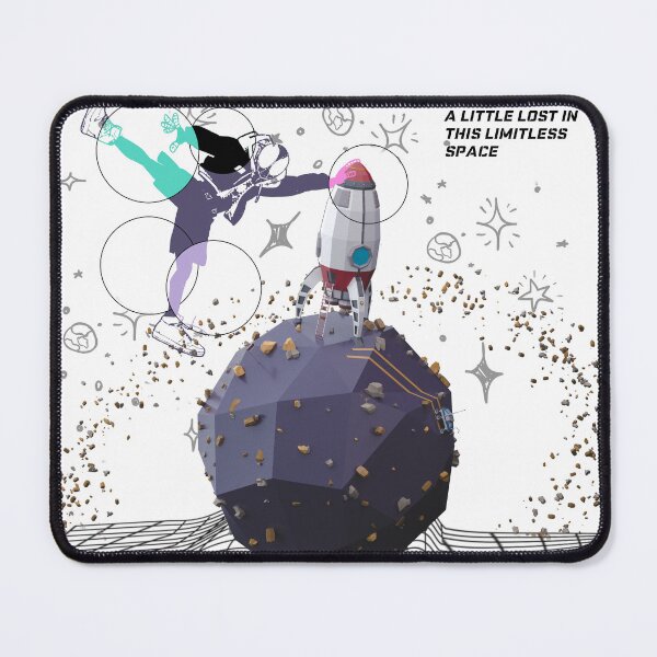 Item preview, Spaced out final Black print on white designed and sold by TheImperfecto.