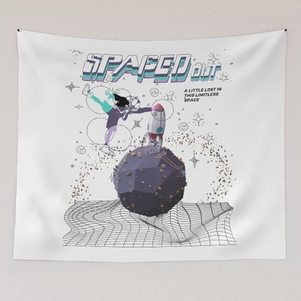 Item preview, Spaced out final Black print on white designed and sold by TheImperfecto.