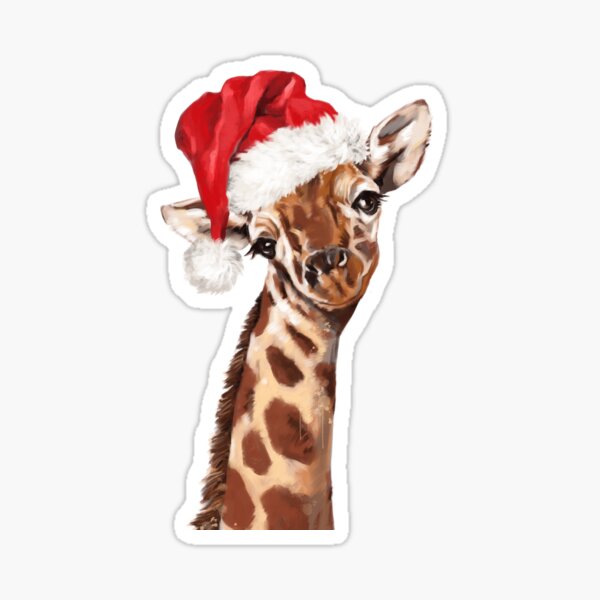 Item preview, Christmas Giraffe in Grey designed and sold by bignosework.