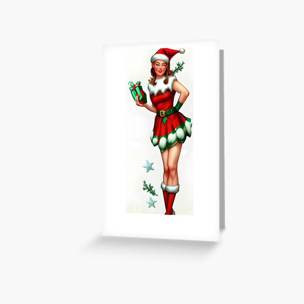 Pin Up Christmas Elf