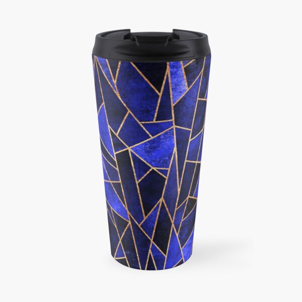 Shattered Sapphire Travel Mug