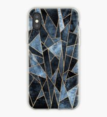 Shattered Soft Dark Blue iPhone Case