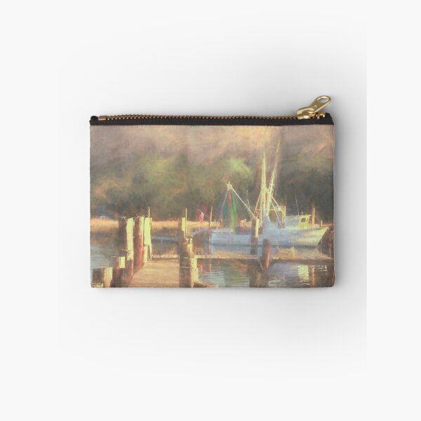Item preview, McClellanville Shrimper Painterly Home for the Night designed and sold by nbrandsberg.