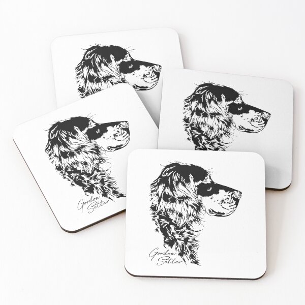 Item preview, Gordon Setter Portrait dogs portrait hunting dogs designed and sold by dogarts.