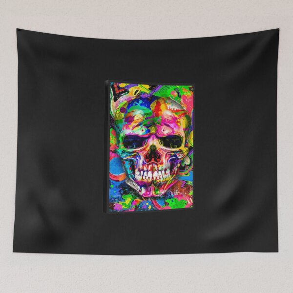 Item preview, abstract skull designed and sold by ArtDesignUSA.