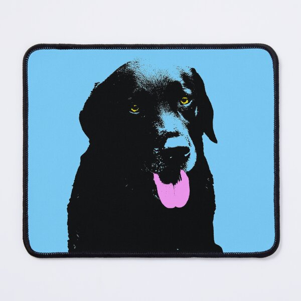 Item preview, Black Labrador Dog Design in Blue - Labrador Dog Pet Pop Art - Animal Pop Art, Bespoke Options designed and sold by StudioFlea.