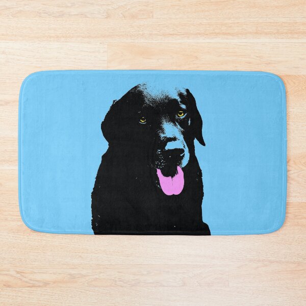 Item preview, Black Labrador Dog Design in Blue - Labrador Dog Pet Pop Art - Animal Pop Art, Bespoke Options designed and sold by StudioFlea.