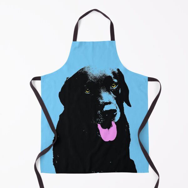 Item preview, Black Labrador Dog Design in Blue - Labrador Dog Pet Pop Art - Animal Pop Art, Bespoke Options designed and sold by StudioFlea.