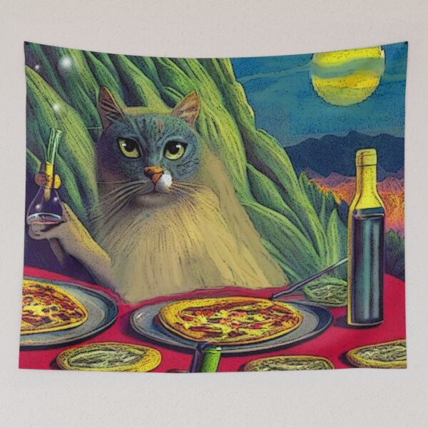 Item preview, Cat Nip Pizza designed and sold by Dream-Cupboard.