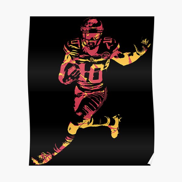 Tyreek Hill Chiefs Sketch And Marker Art 1 T-Shirt by Joe Hamilton