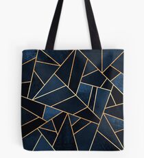 Navy Stone Tote Bag