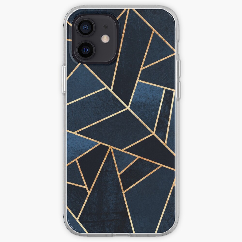 Navy Stone iPhone Case & Cover