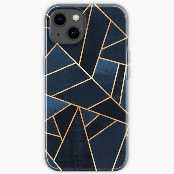 Navy Stone iPhone Soft Case