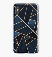 Navy Stone iPhone Case