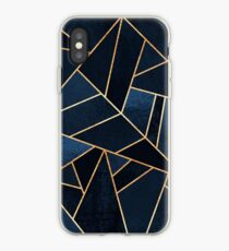 Navy Stone iPhone Case