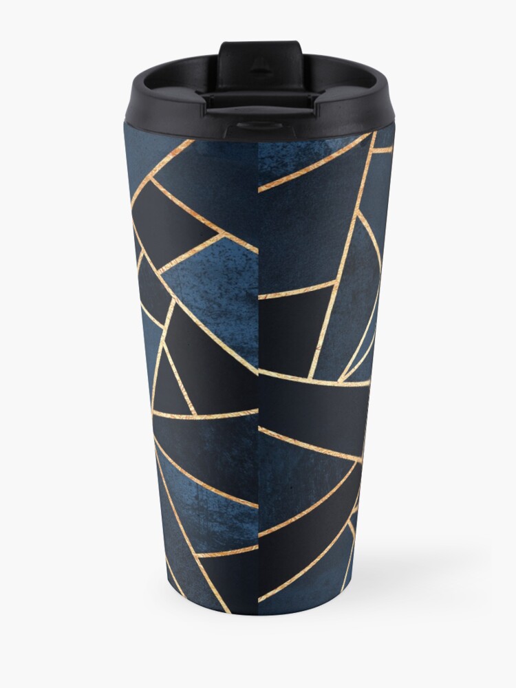 Alternate view of Navy Stone Travel Mug