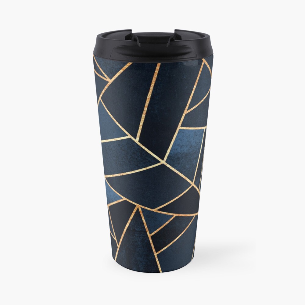 Navy Stone Travel Mug