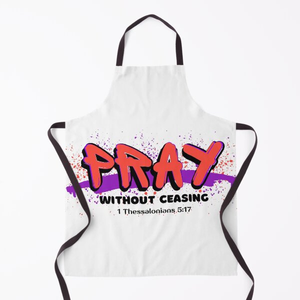 Item preview, Graffiti Inspired Pray Without Ceasing Bible Verse  designed and sold by bible-prints.