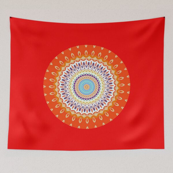 Item preview, Tangerine Dream | Mandala Art designed and sold by WildFuzz.