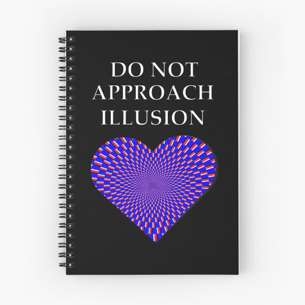 Item preview, Do not approach illusion heart (optical illusions) designed and sold by psycoHTG.