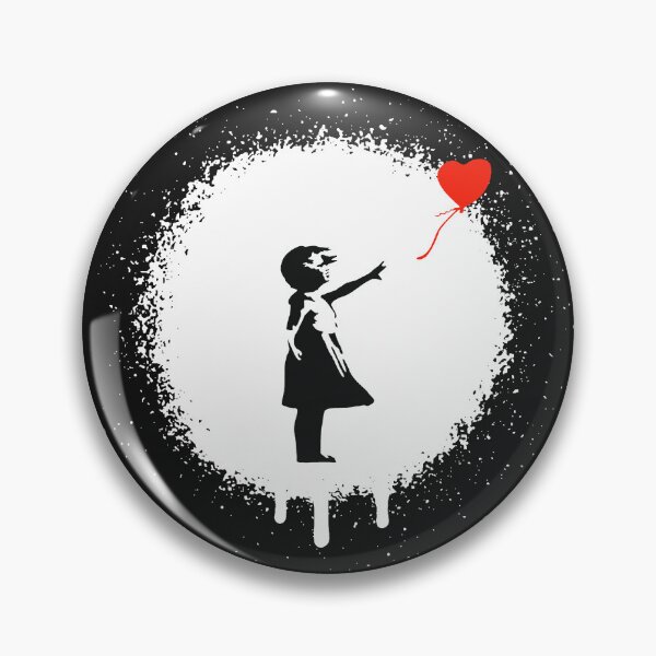 Item preview, Balloon Girl - Banksy Spray Paint Art designed and sold by WE-ARE-BANKSY.