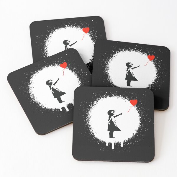 Item preview, Balloon Girl - Banksy Spray Paint Art designed and sold by WE-ARE-BANKSY.
