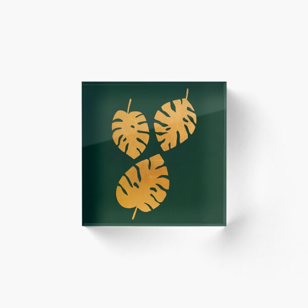 Item preview, Hojas de Monstera Dorada Esmeralda designed and sold by MDRNHOME.