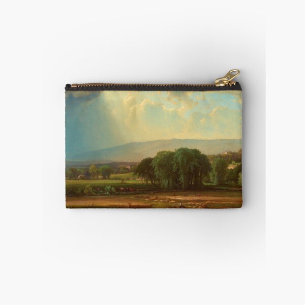 Item preview, Harvest Scene in the Delaware Valley | George Inness | 1867 American Landscape Art designed and sold by CJET.