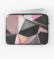 Geometrie / Rosa Laptoptasche