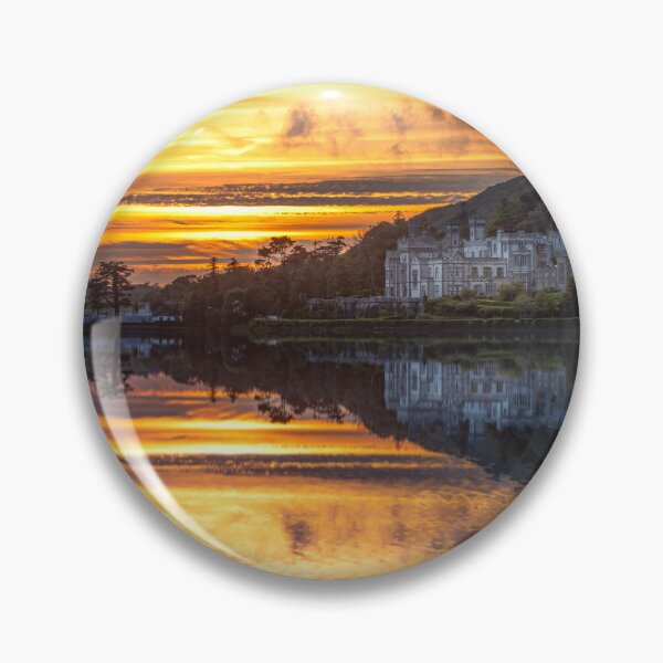 Item preview, Sunset at Kylemore Abbey, Connemara designed and sold by rogerstanger.