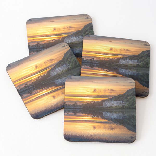 Item preview, Sunset at Kylemore Abbey, Connemara designed and sold by rogerstanger.