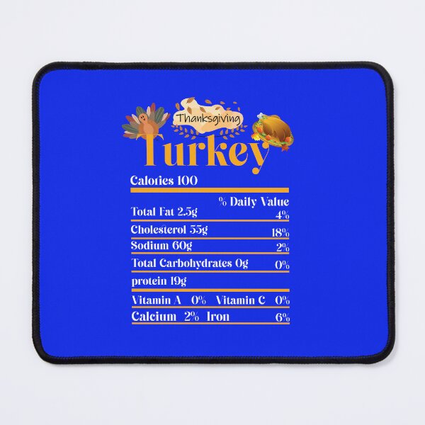 Item preview, Turkey Nutrition Facts | Funny Turkey Nutrition Facts Thanksgiving Matching | gifts for thanksgiving lovers designed and sold by ThanksVibe.