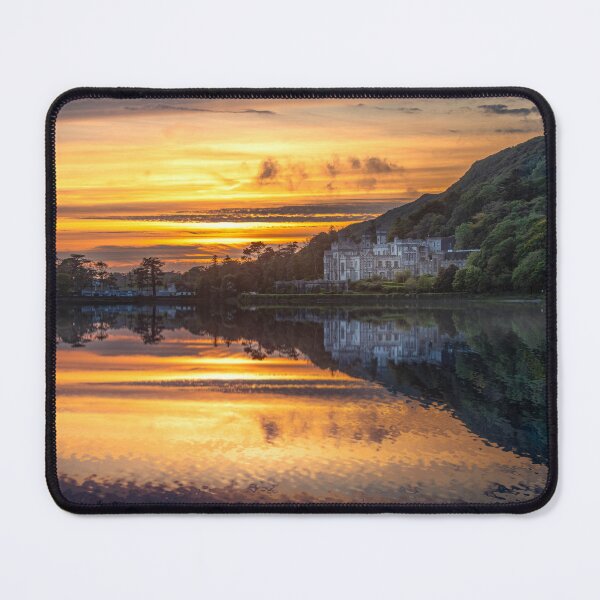 Item preview, Sunset at Kylemore Abbey, Connemara designed and sold by rogerstanger.