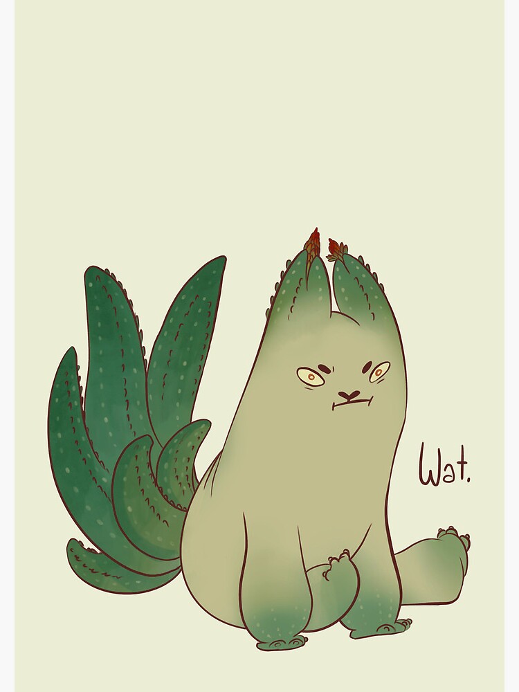 Aloe cat by Lipkoshop