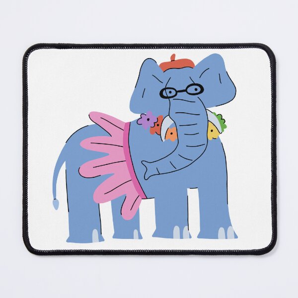 Item preview, Funky elephant designed and sold by PeachCatDesigns.