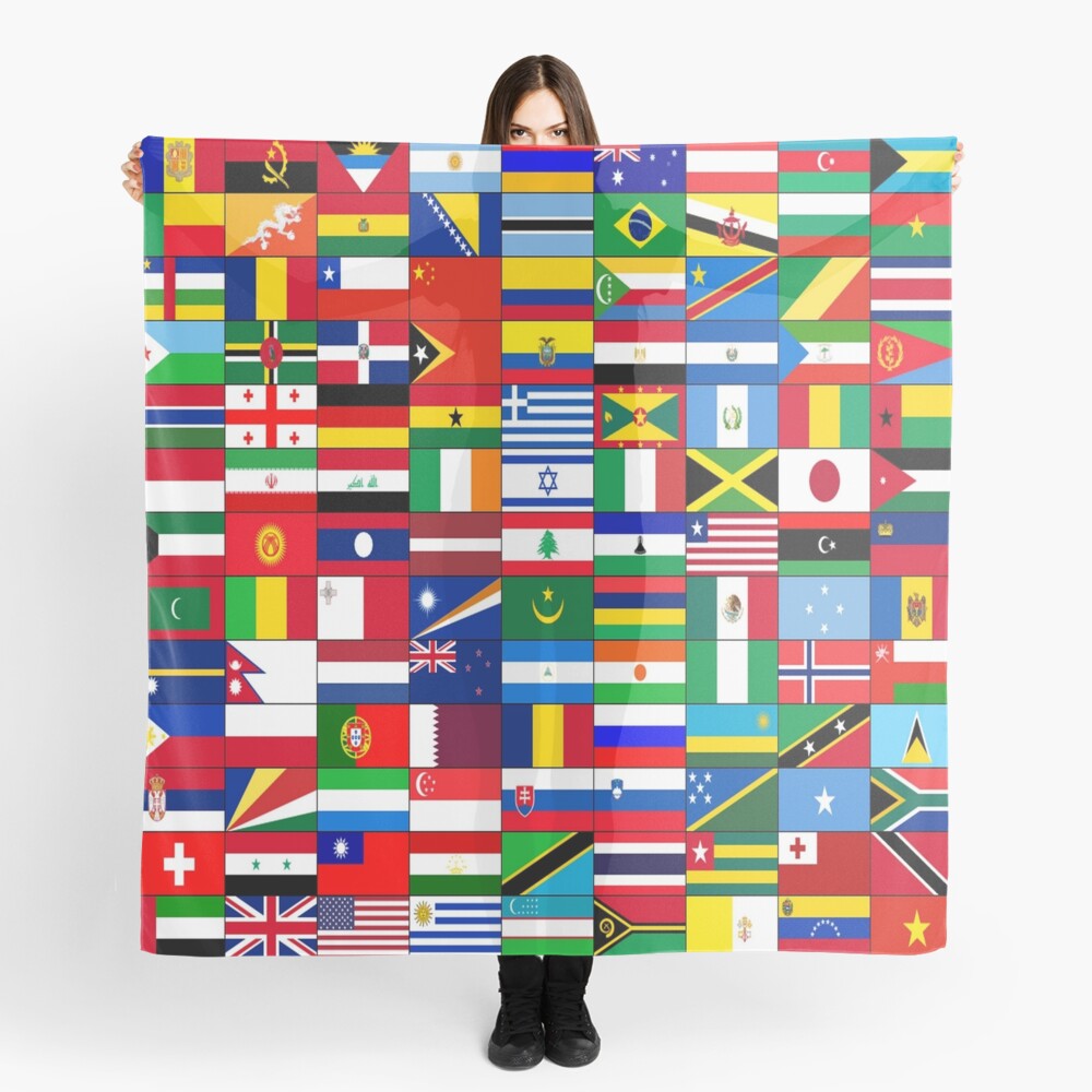WORLD FLAGS Scarf