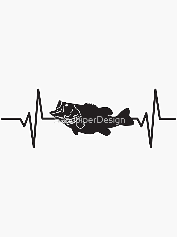Largemouth Bass Fish  Sticker for Sale by SandpiperDesign