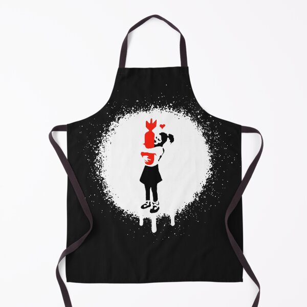Item preview, Bomb Hugger Banksy Stencil Spray Paint Art designed and sold by WE-ARE-BANKSY.