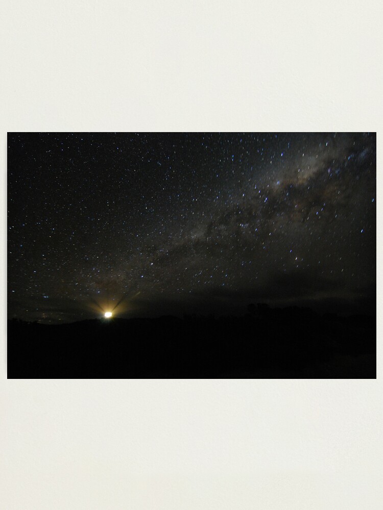 Alternate view of Lighting up the Milky Way Photographic Print