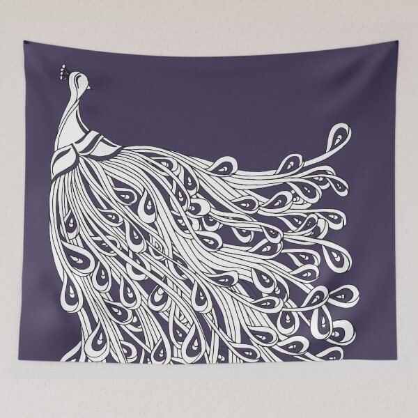 Item preview, Pretty Purple Peacock designed and sold by Kristine Kisman.