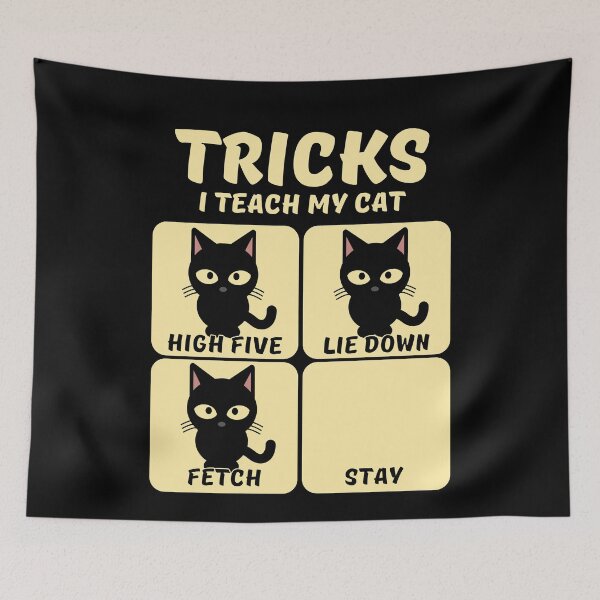 Item preview, Tricks I Teach My Cat - Funny Cat designed and sold by Rev-Style.
