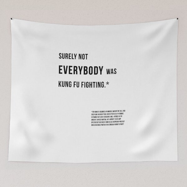 Item preview, Everybody was kung fu fighting? designed and sold by Ariana Zhang.
