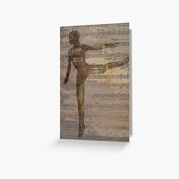 Dance of the Machines Greeting Card